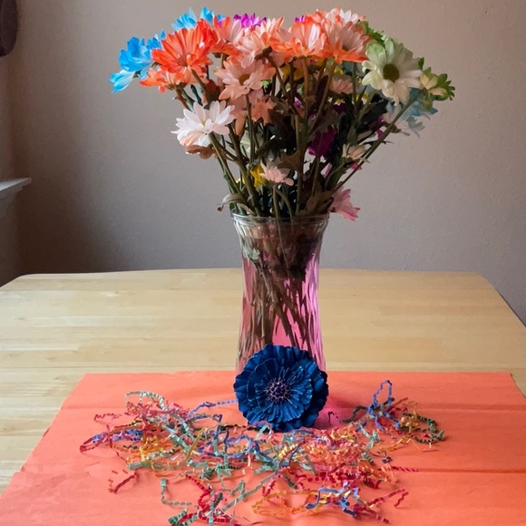 💙 TIEKS BLUE FLOWER 💙 NWOT 💙 - Picture 11 of 16